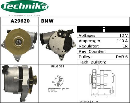 Technika A29620 - Alternateur cwaw.fr