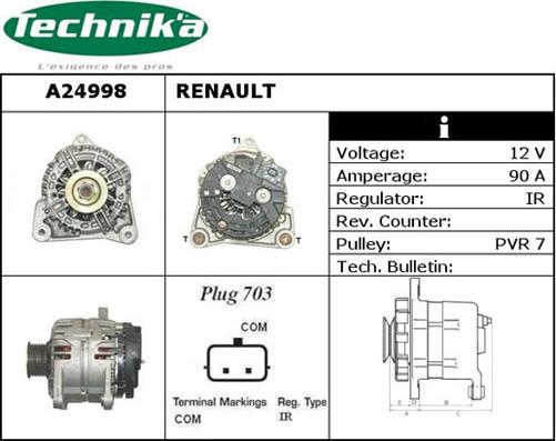 Technika A24998 - Alternateur cwaw.fr