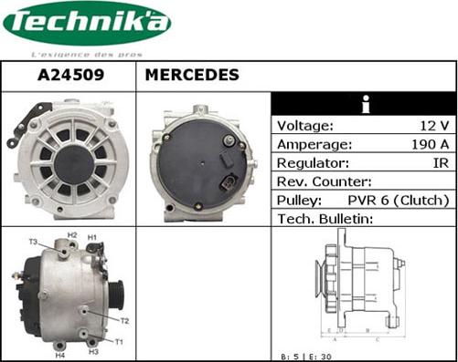 Technika A24509 - Alternateur cwaw.fr