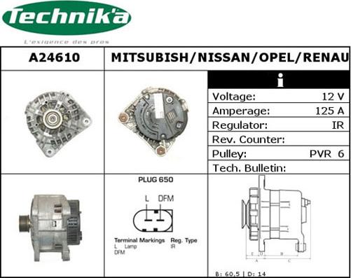 Technika A24610 - Alternateur cwaw.fr