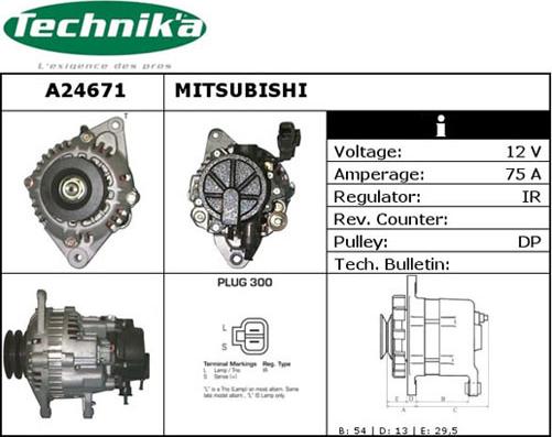 Technika A24671 - Alternateur cwaw.fr