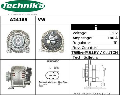 Technika A24165 - Alternateur cwaw.fr