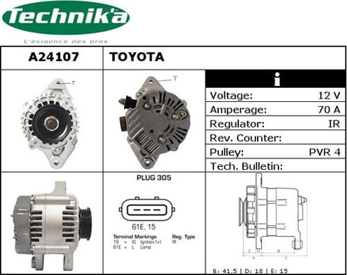 Technika A24107 - Alternateur cwaw.fr