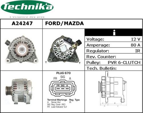 Technika A24247 - Alternateur cwaw.fr