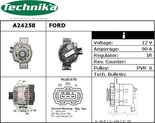 Technika A24258 - Alternateur cwaw.fr