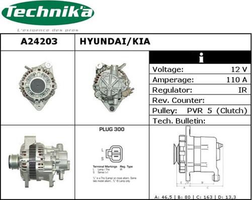 Technika A24203 - Alternateur cwaw.fr