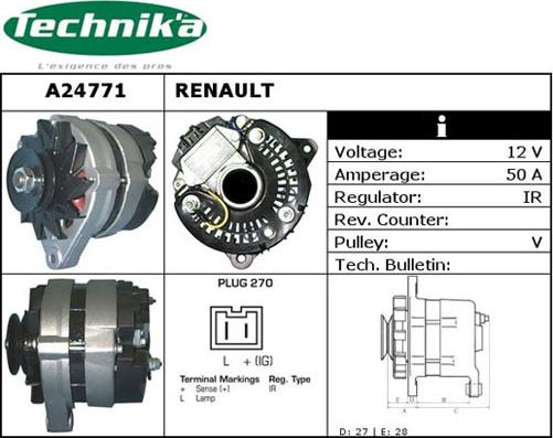 Technika A24771 - Alternateur cwaw.fr