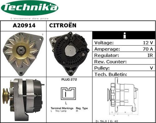 Technika A20914 - Alternateur cwaw.fr