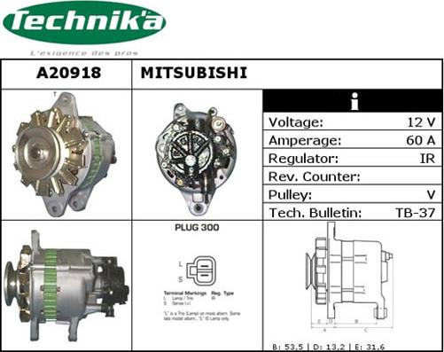 Technika A20918 - Alternateur cwaw.fr