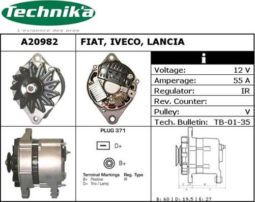 Technika A20982 - Alternateur cwaw.fr