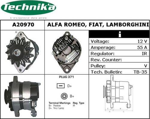 Technika A20970 - Alternateur cwaw.fr