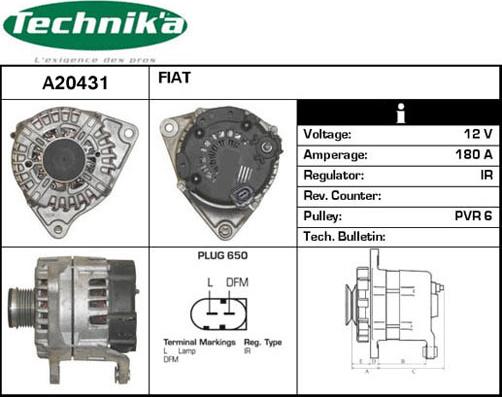 Technika A20431 - Alternateur cwaw.fr