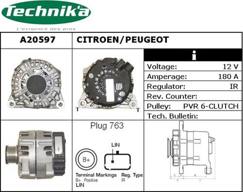 Technika A20597 - Alternateur cwaw.fr