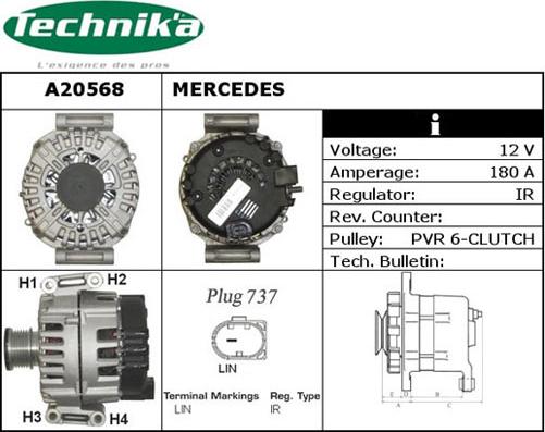 Technika A20568 - Alternateur cwaw.fr