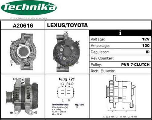 Technika A20616 - Alternateur cwaw.fr