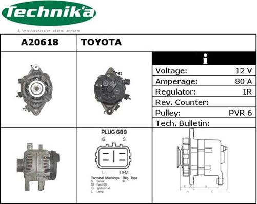 Technika A20618 - Alternateur cwaw.fr