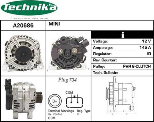 Technika A20686 - Alternateur cwaw.fr