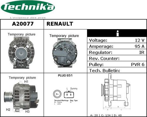 Technika A20077 - Alternateur cwaw.fr