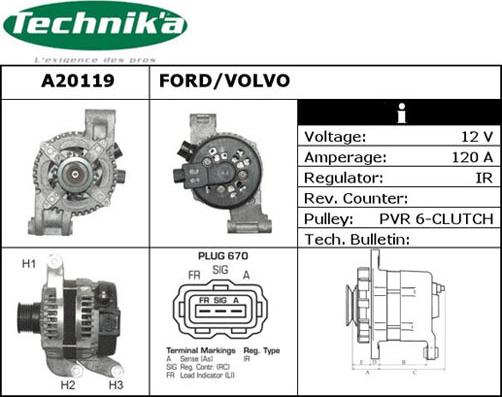 Technika A20119 - Alternateur cwaw.fr