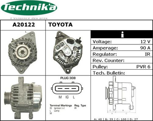 Technika A20122 - Alternateur cwaw.fr