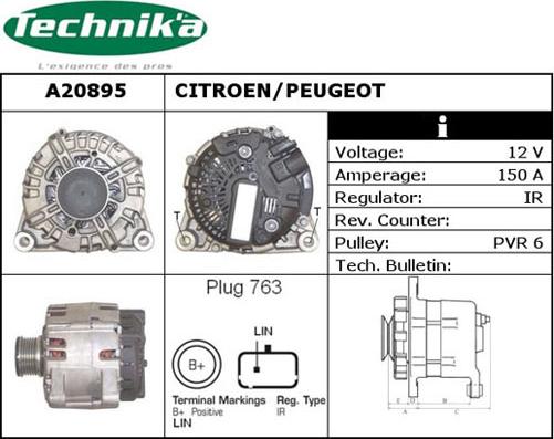 Technika A20895 - Alternateur cwaw.fr