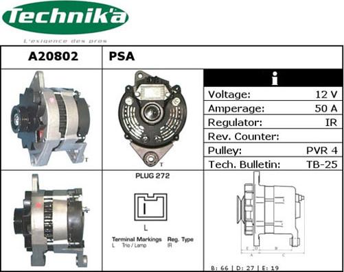 Technika A20802 - Alternateur cwaw.fr