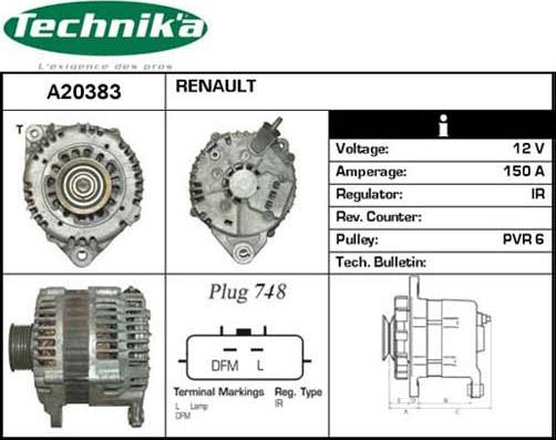 Technika A20383 - Alternateur cwaw.fr