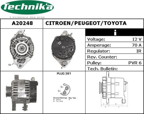 Technika A20248 - Alternateur cwaw.fr