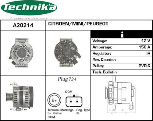 Technika A20214 - Alternateur cwaw.fr