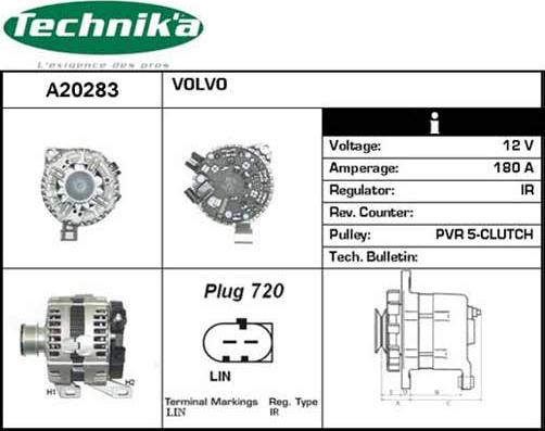 Technika A20283A - Alternateur cwaw.fr