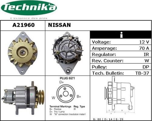 Technika A21960 - Alternateur cwaw.fr