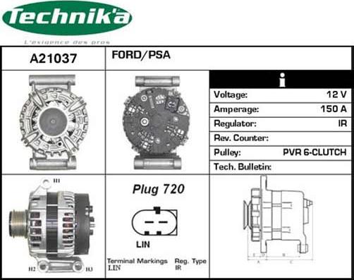 Technika A21037 - Alternateur cwaw.fr