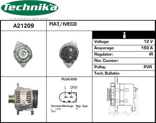 Technika A21209 - Alternateur cwaw.fr