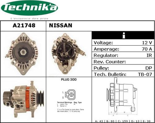 Technika A21748 - Alternateur cwaw.fr