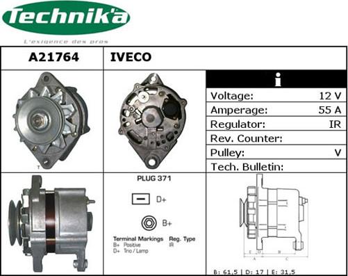 Technika A21764 - Alternateur cwaw.fr