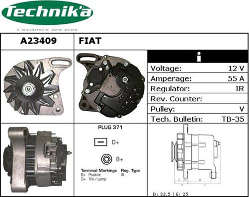 Technika A23409 - Alternateur cwaw.fr