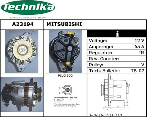 Technika A23194 - Alternateur cwaw.fr