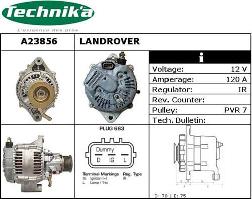 Technika A23856 - Alternateur cwaw.fr