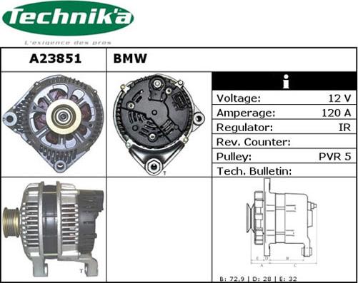 Technika A23851 - Alternateur cwaw.fr