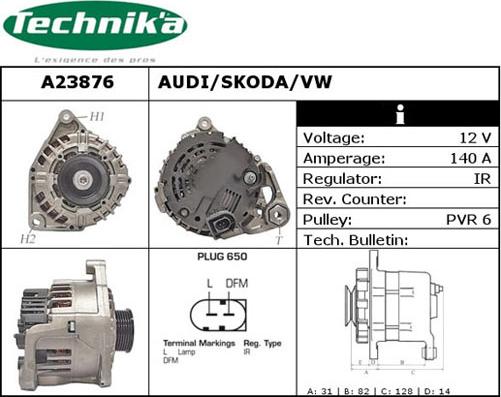 Technika A23876 - Alternateur cwaw.fr