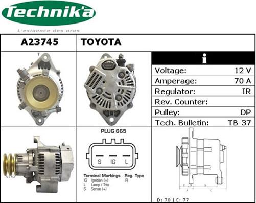 Technika A23745 - Alternateur cwaw.fr