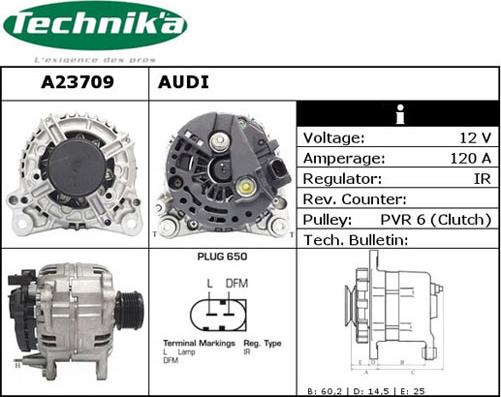 Technika A23709 - Alternateur cwaw.fr