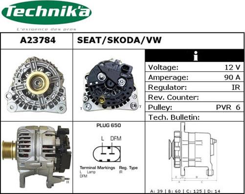 Technika A23784 - Alternateur cwaw.fr