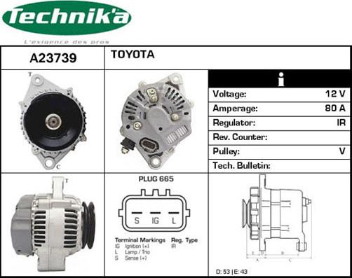 Technika A23739 - Alternateur cwaw.fr