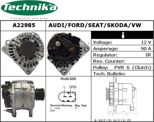 Technika A22985 - Alternateur cwaw.fr