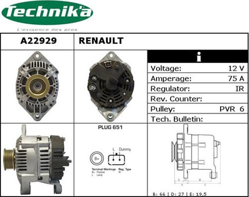 Technika A22929 - Alternateur cwaw.fr