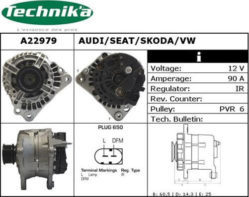 Technika A22979 - Alternateur cwaw.fr