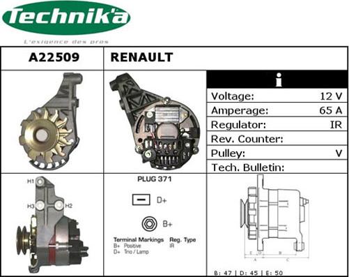 Technika A22509 - Alternateur cwaw.fr