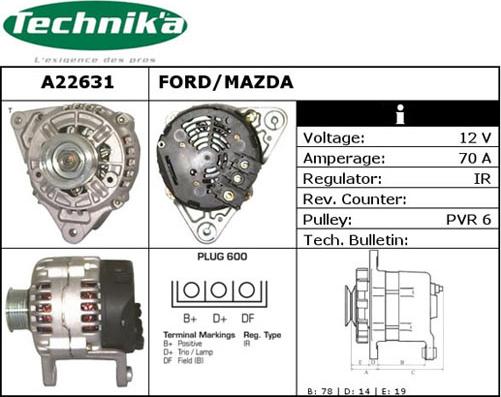 Technika A22631 - Alternateur cwaw.fr