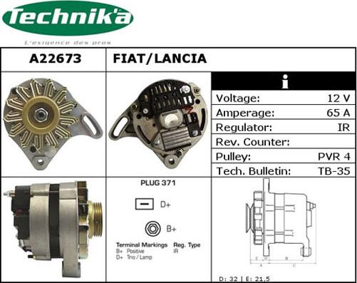 Technika A22673 - Alternateur cwaw.fr